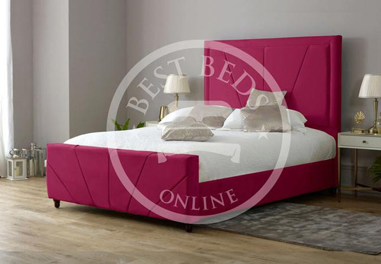 Load image into Gallery viewer, Fabric Beds-Upholstered Beds-Fabric bed frame with storage
