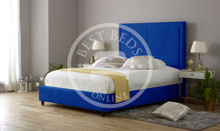Load image into Gallery viewer, Cambridge Bed-upholstered bed frame-single bed/double bed/king size bed|
