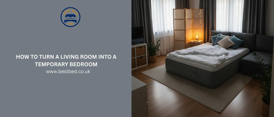 How to Turn a Living Room Into a Temporary Bedroom
