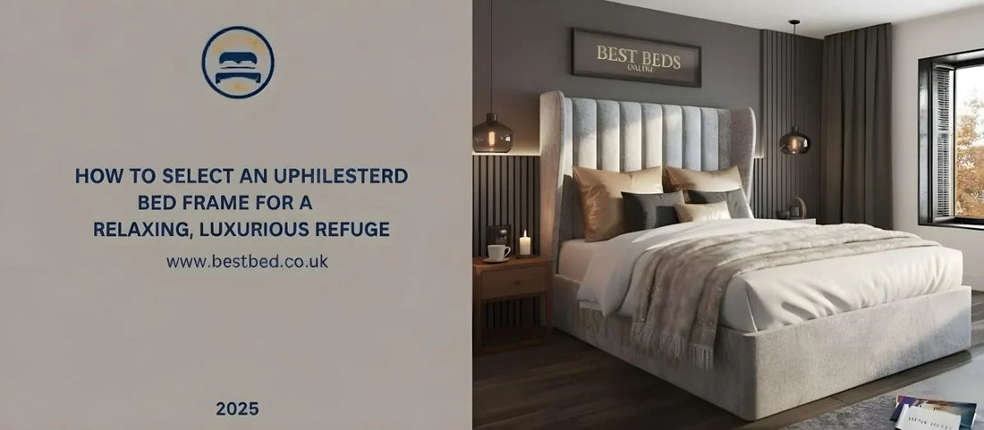 How to Select an Upholstered Bed Frame for a Relaxing, Luxurious Refuge 2025