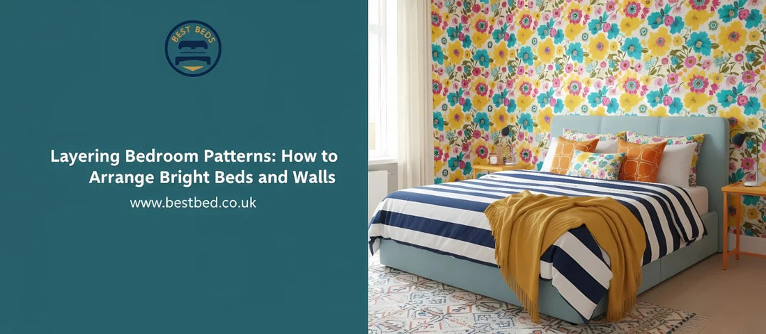 Layering Bedroom Patterns: How to Arrange Bright Beds and Walls