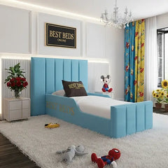 Bishops Kids Small Double Bed Frame with 8" Free mattress plus ottoman storage Options (3ft-4ft)