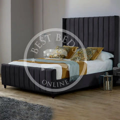 Black_Saline_Upholstered_Bed_Frame