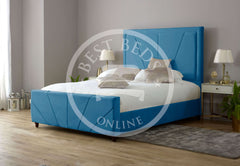 Blue Cambridge Bed Upholstered Bed Frame
