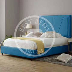 Blue Cambridge Bed Upholstered Bed Frame