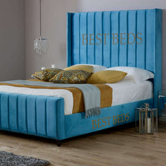 Boston Upholstered Wingback bed Frame