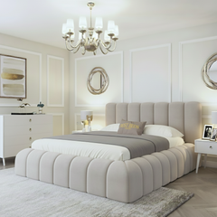 Bournemouth Luxury cloud bed frame With Ottoman Storage 3FT to 6FT