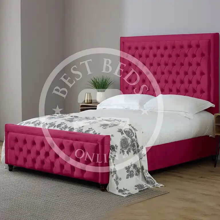 Burgandy_Hilton_Chesterfield_Upholstered_Bed1