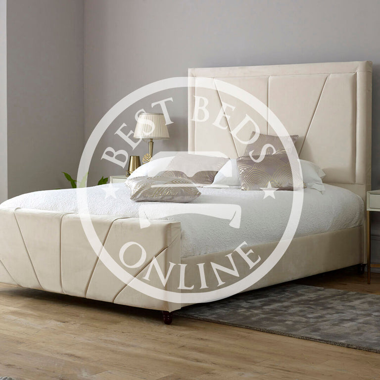 Load image into Gallery viewer, Cambridge Bed-upholstered bed frame-single bed/double bed/king size bed
