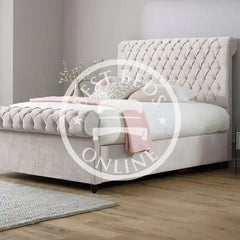 Cambridge Upholstered Fabric Bed Frame