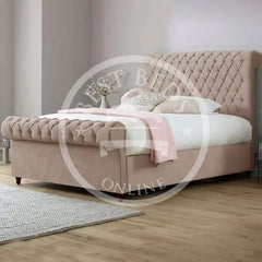 Champagne_Victoria_Chesterfield_Sleigh_Ottoman_Storage_Bed_Frame2