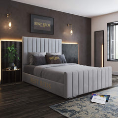 Stylish Grey Upholstered Beds Frame