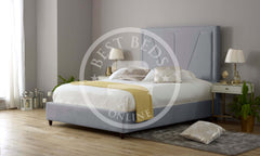 Grey Cambridge Bed  Upholstered Bed Frame