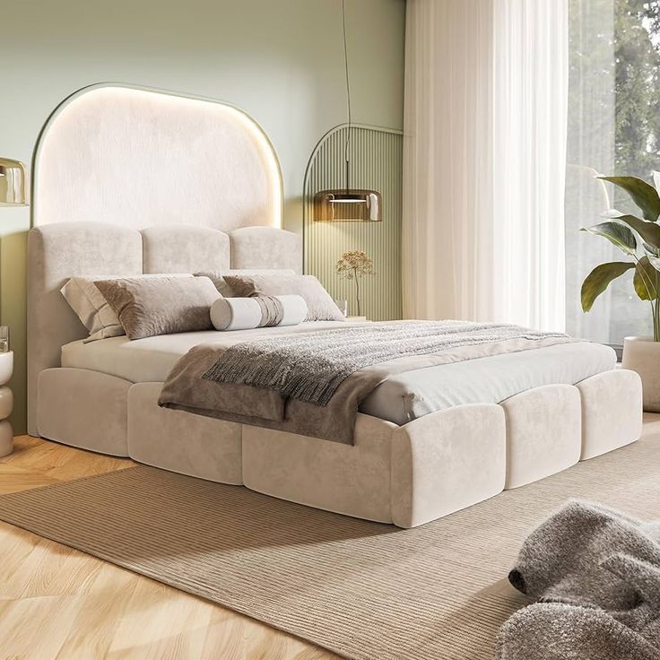 Hilton_Cream_Grand_Bubble_Bed_Frame_1