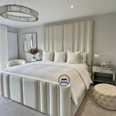 Lucy Upholstered Bed Frame With Ottoman And Divan Storage Options 3ft-6ft