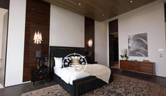 Luxury Black Upholstered Beds Frame