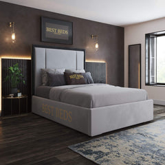 Grey Luxury Upholstered Beds Frame