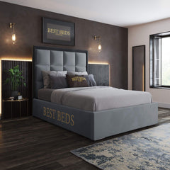 Luxury Steel Upholstered Beds Frame