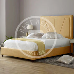 Mustard Cambridge Bed Upholstered Bed Frame