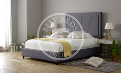 Steel Cambridge Bed Upholstered Bed Frame