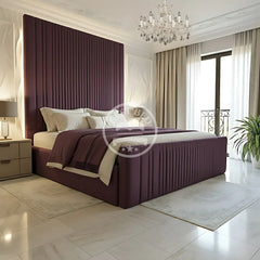 Ultron Upholstered Cream Bed Frame With Ottoman | Divan Storage Options 3ft-6ft