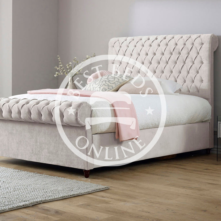 Load image into Gallery viewer, Victoria Chesterfield Bed-Single/double/king size bed
