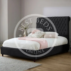 Vienna Black Chesterfield Bed frame