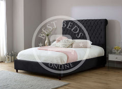 Vienna Black Chesterfield Bed frame