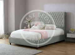 Vienna Green Chesterfield Bed Frame