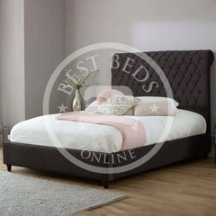 Vienna Slate Chesterfield Bed Frame