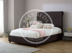 Vienna Slate Chesterfield Bed Frame