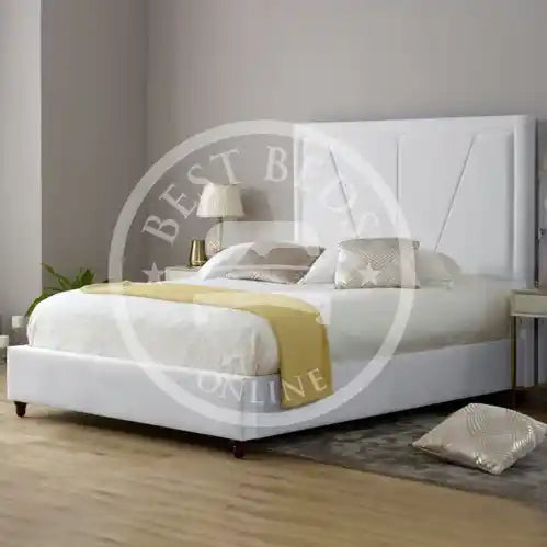 White Cambridge Upholstered Bed frame