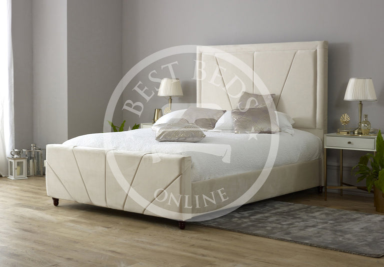 Load image into Gallery viewer, Fabric Beds-Upholstered Beds-Fabric bed frame with storage
