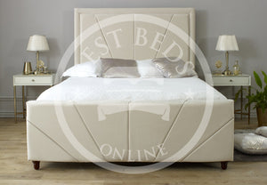 Fabric Beds-Upholstered Beds-Fabric bed frame with storage