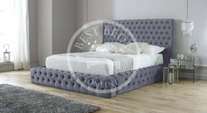 Michigan Ambassador Fully Chesterfield Upholstered Bed Frame