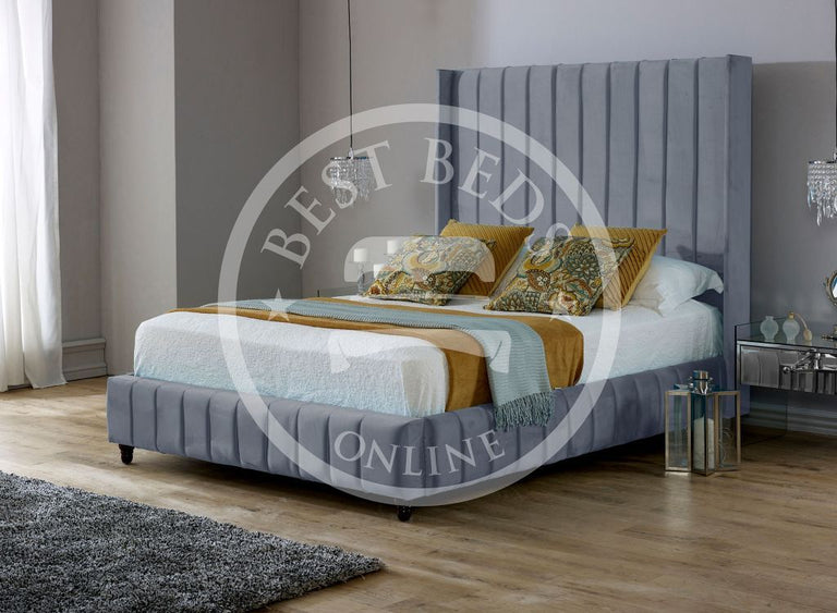 Load image into Gallery viewer, Stockholm Bed-Wingback bed frame-single bed/double bed/king size bed
