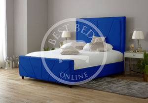 Fabric Beds-Upholstered Beds-Fabric bed frame with storage