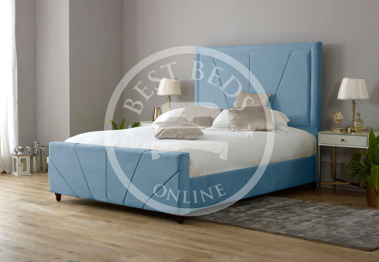 Load image into Gallery viewer, Fabric Beds-Upholstered Beds-Fabric bed frame with storage
